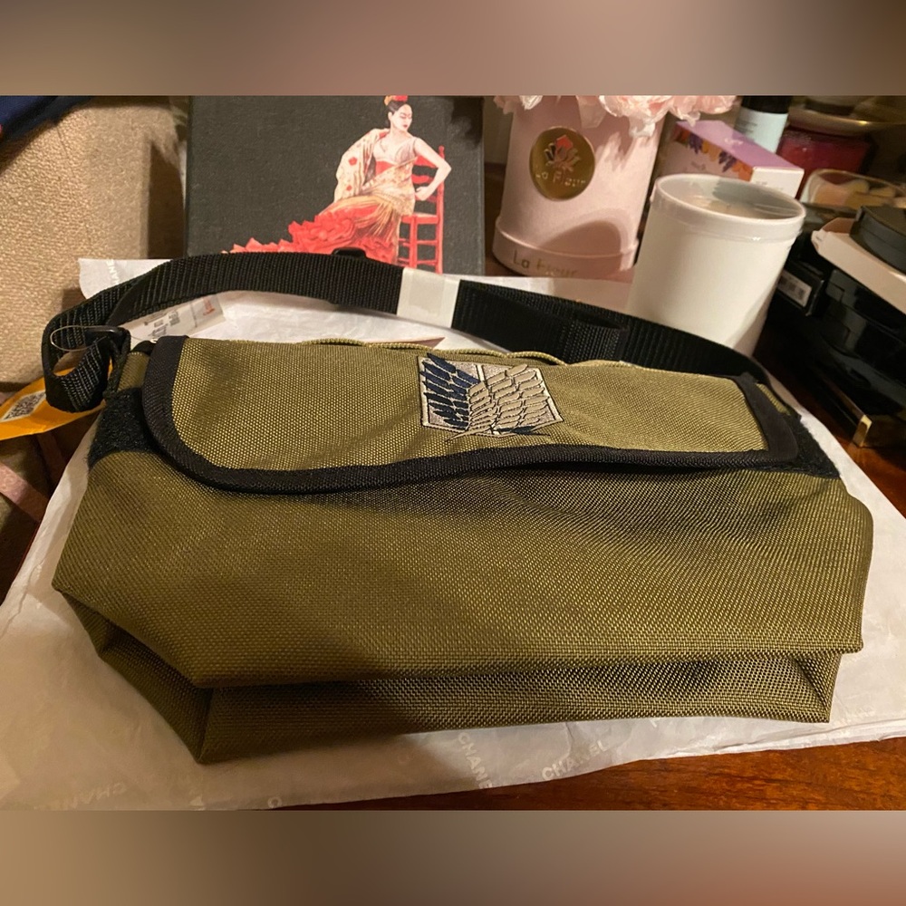 Olive Green Messenger Bag